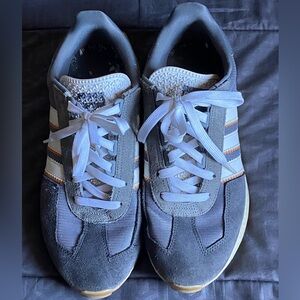 Adidas Gray and White Sneakers